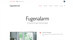 Desktop Screenshot of fugenalarm.de